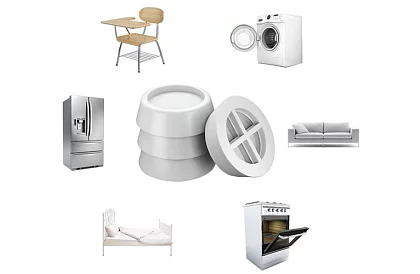 Antivibrációs alátét készlet – nemcsak a mosógéphez