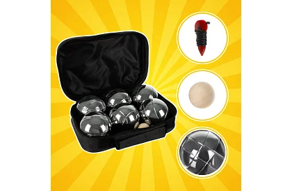 Szetta petanque-hoz – 6 goly + tok