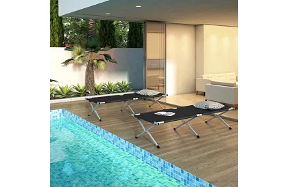 Összecsukható kempingágy – teherbírás 110 kg