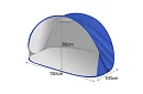 Strand önmagát lebontó sátor – 150 × 100 × 80 cm