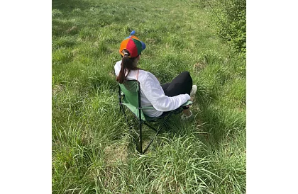 Összecsukható horgászszék – Kemping szék zöld