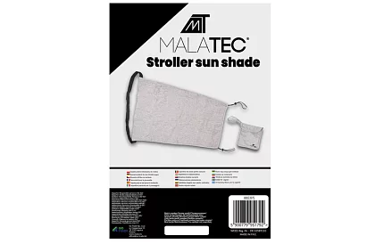 Vízálló árnyékoló napernyő babakocsira – szürke