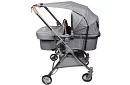 Vízálló árnyékoló napernyő babakocsira – szürke