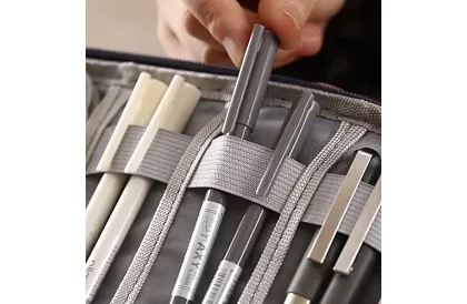 Utazási tok – kábelek és töltők szervezője