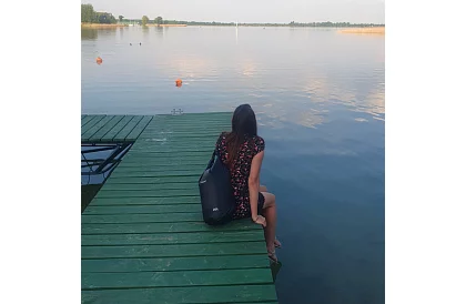 Vízálló táska 20 liter – fekete DRY BAG