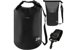 Vízálló táska 20 liter – fekete DRY BAG