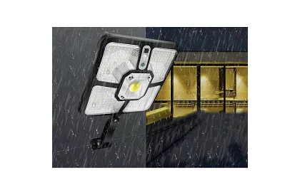 LED Napelemes lámpa távirányítóval