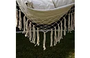 Függő hintaágy + 2 párna - bézs