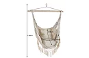 Függő hintaágy + 2 párna - bézs