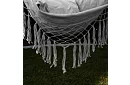 Függő hintaágy + 2 párna - szürke
