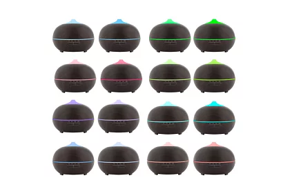 Aroma diffúzor 4 az 1 ionizátorral és LED lámpával