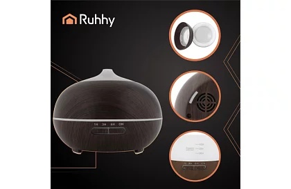 Aroma diffúzor 4 az 1 ionizátorral és LED lámpával