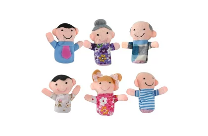 Bábfigurák - 6 karakterből álló készlet