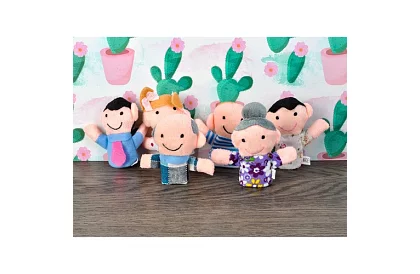 Bábfigurák - 6 karakterből álló készlet