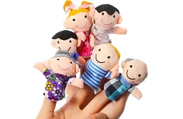 Bábfigurák - 6 karakterből álló készlet