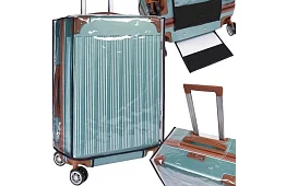 Átlátszó védőburkolat az utazótáskához