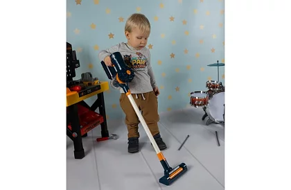 Gyerek akkumulátoros porszívó - kék