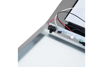 LED napelemes házszám