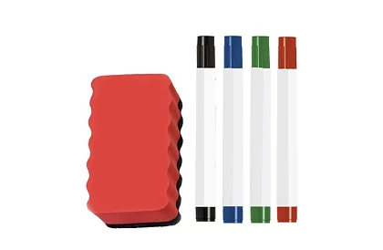 Mágneses tábla 40 x 60 cm + tartozékok