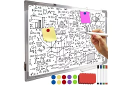 Mágneses tábla 40 x 60 cm + tartozékok