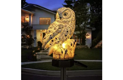 Napfény kert lámpa – bagoly