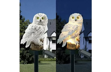 Napfény kert lámpa – bagoly