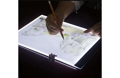 Világító LED tábla A4-es rajzoláshoz