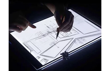 Világító LED tábla A4-es rajzoláshoz