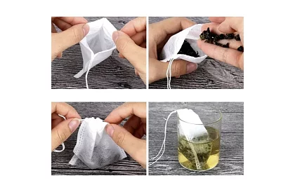 Egyszer használatos teafilterek - 100 db-os készlet