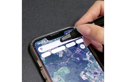 Szett 6 toll listával - 3 x kék + 3 x fekete