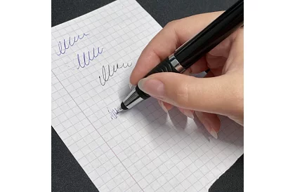 Szett 6 toll listával - 3 x kék + 3 x fekete