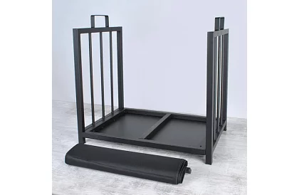 Tűzifa tartó a kandallóhoz